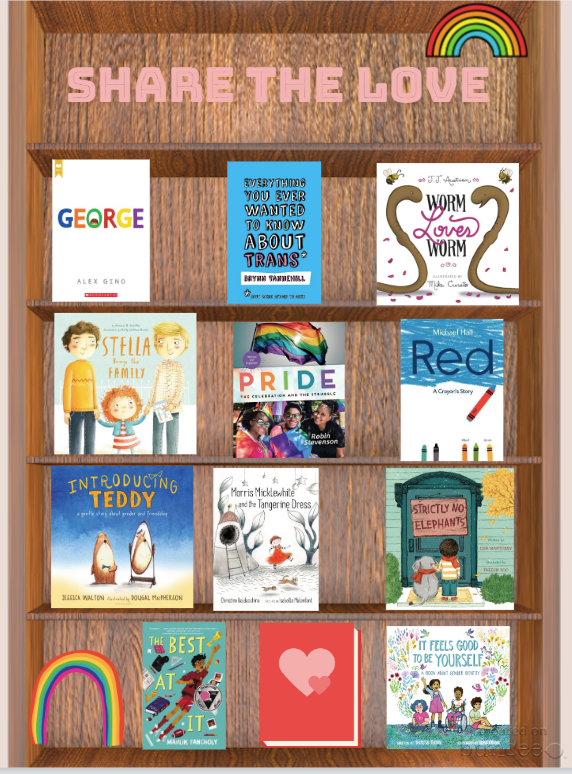 share the love shelf